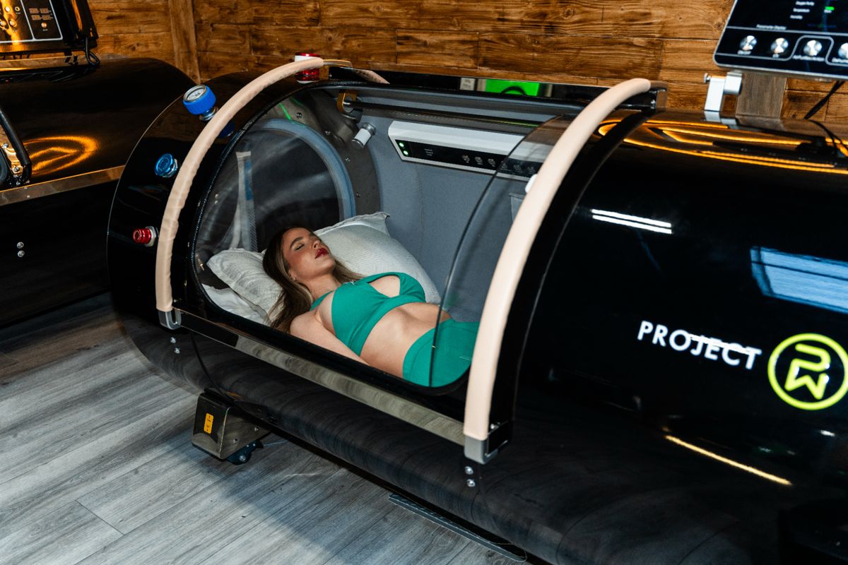 Project Wellbeing Vitality — mild hyperbaric chamber session