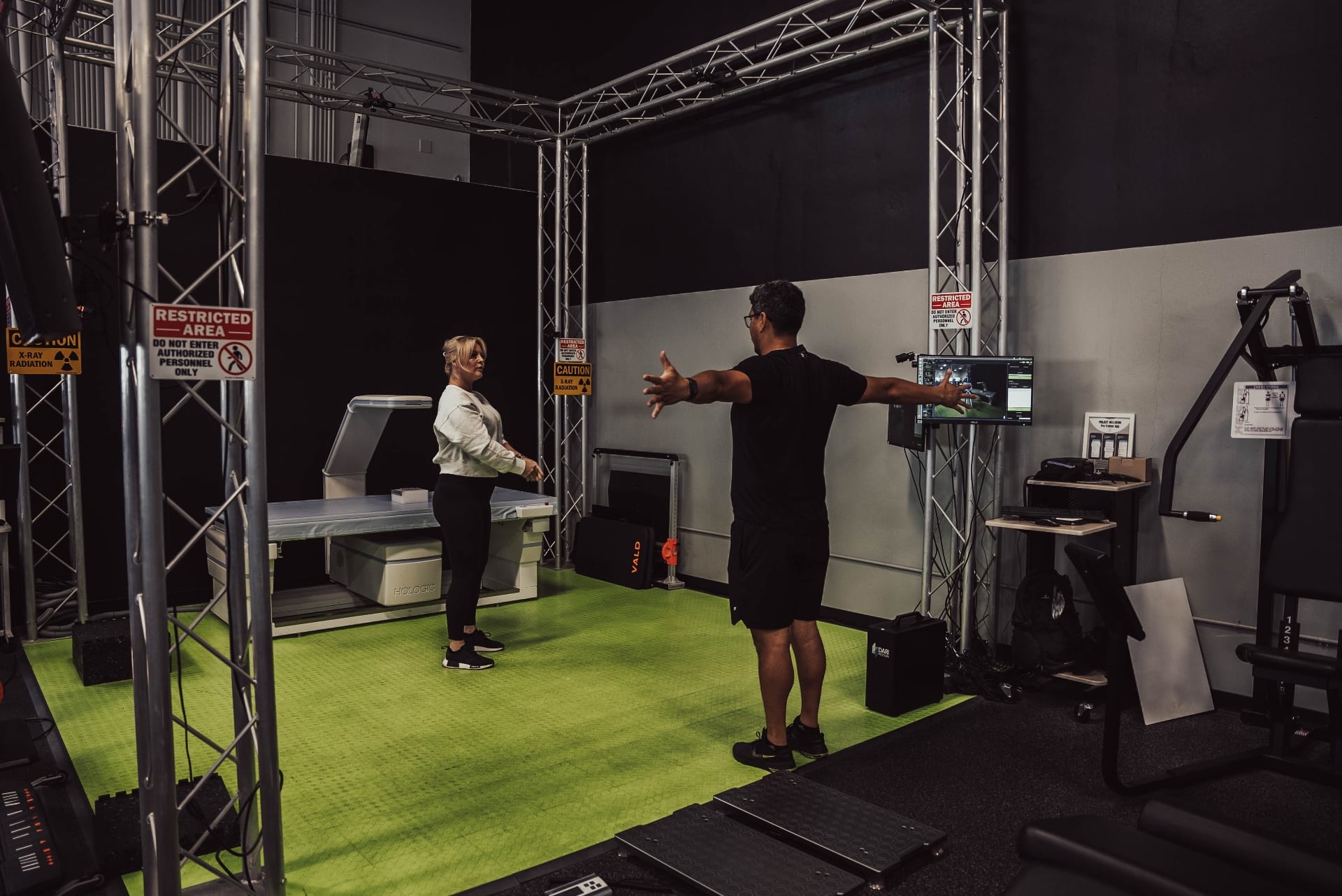 Motion capture assessment session at Project Wellbeing
