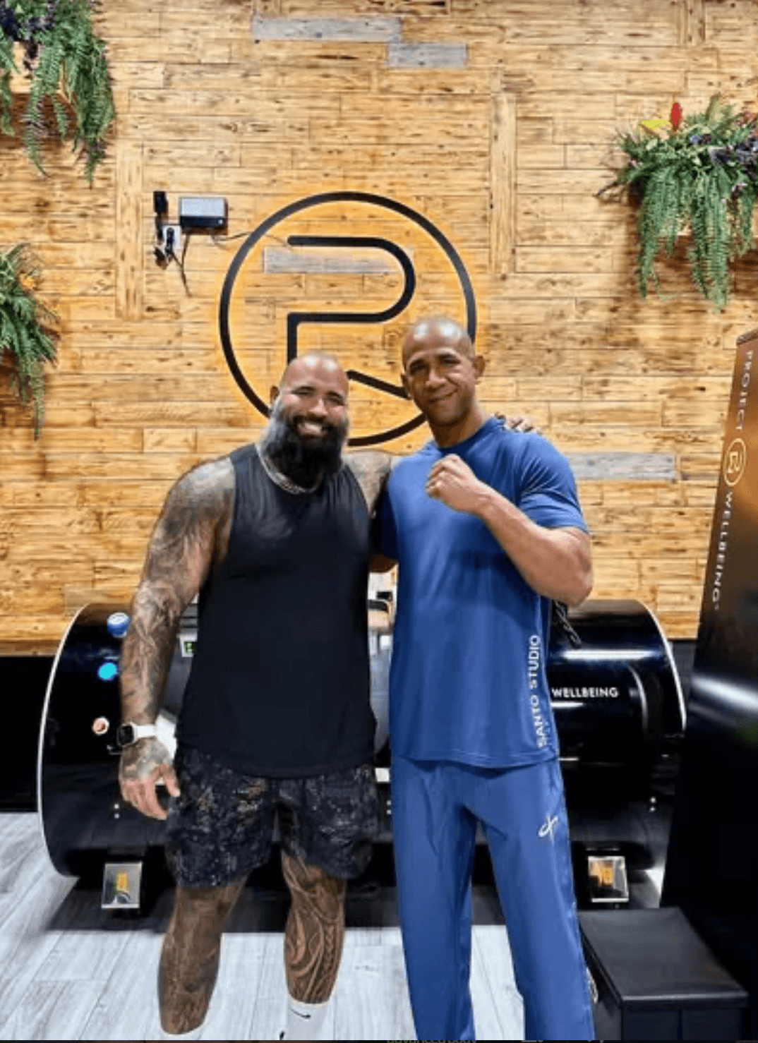 Pro athlete in recovery