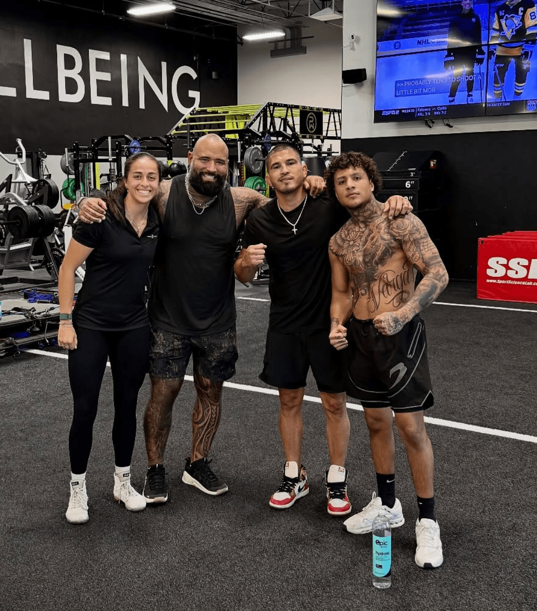 UFC fighters at Project Wellbeing