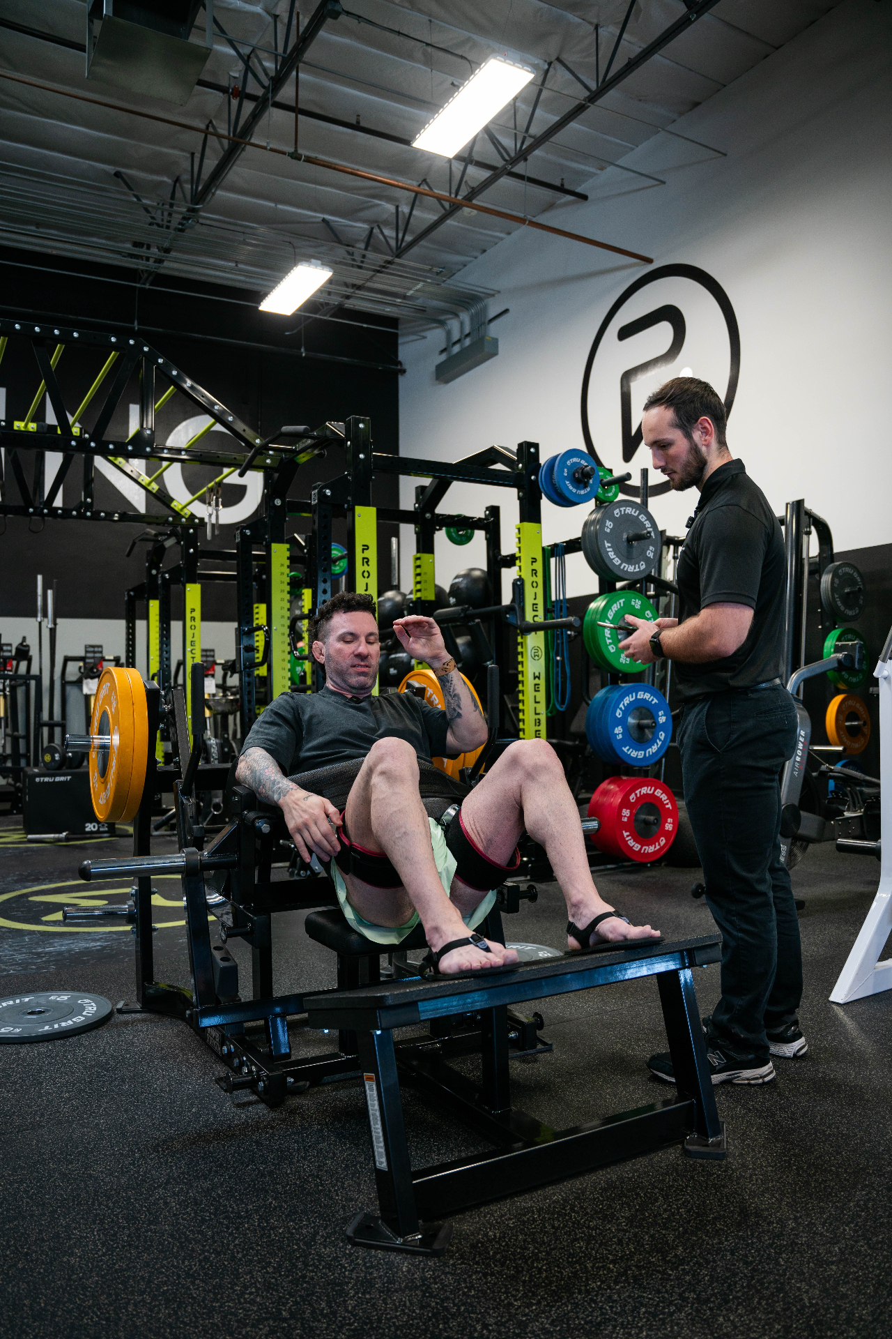 Strength training with PT guidance